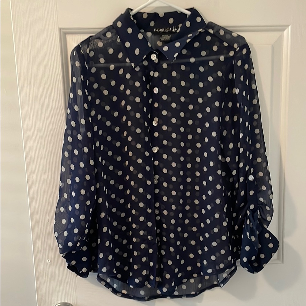 Living doll sheer Blouse
